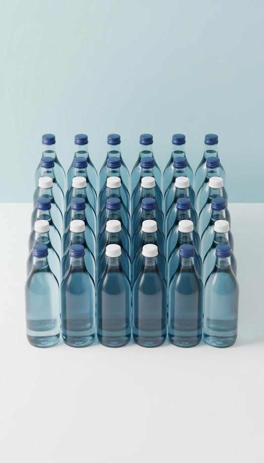 Glass Water Bottles Bulk Lot